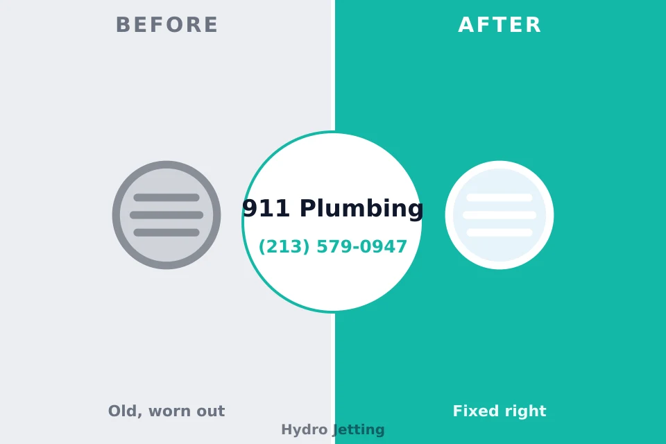 Before and after: plumbing repair Wellsboro, PA